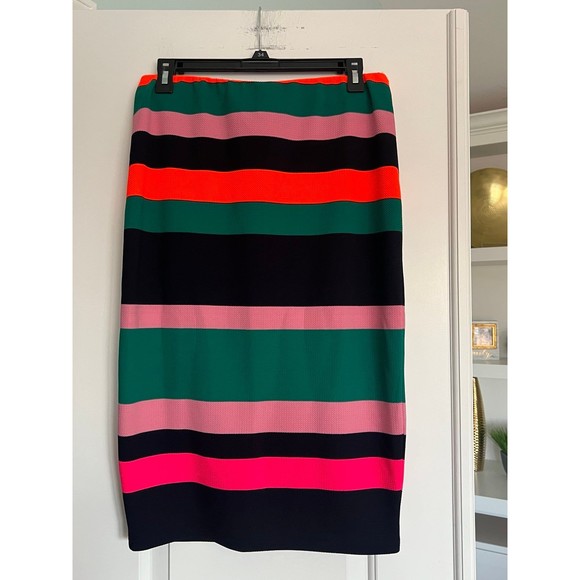 Noisy May Colorblock Striped Skirt Casual Size Large‎ - Picture 1 of 6